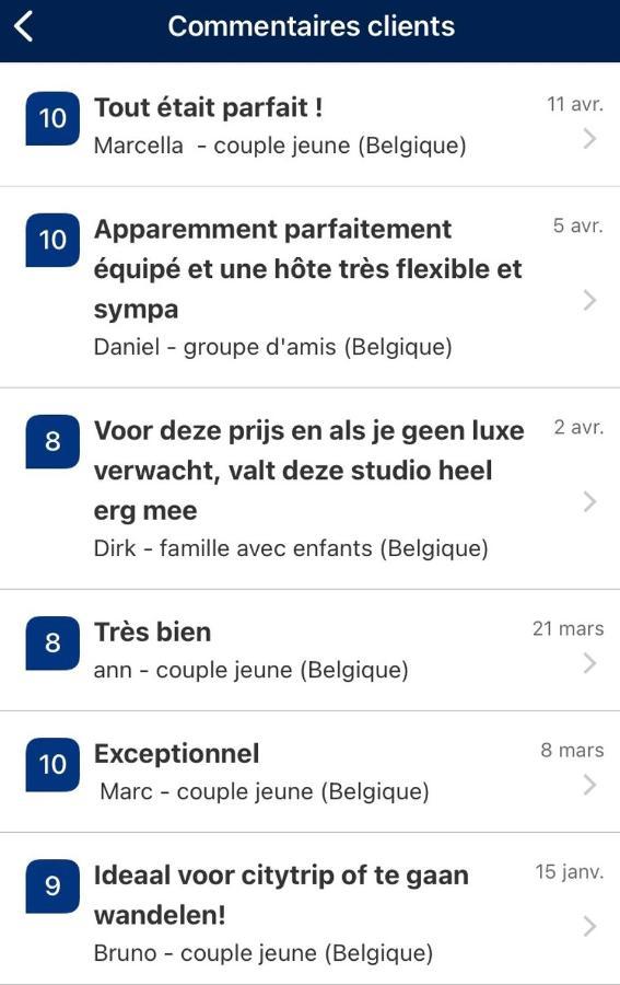 Studio 2 Pers. Tourisme Et Business Apartamento Namur Exterior foto
